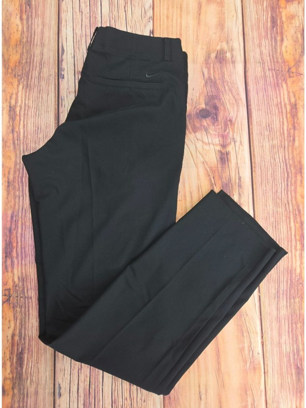 Nike Dri-Fit Black Golf Pants 34x36 Tall Unhemmed NWOT